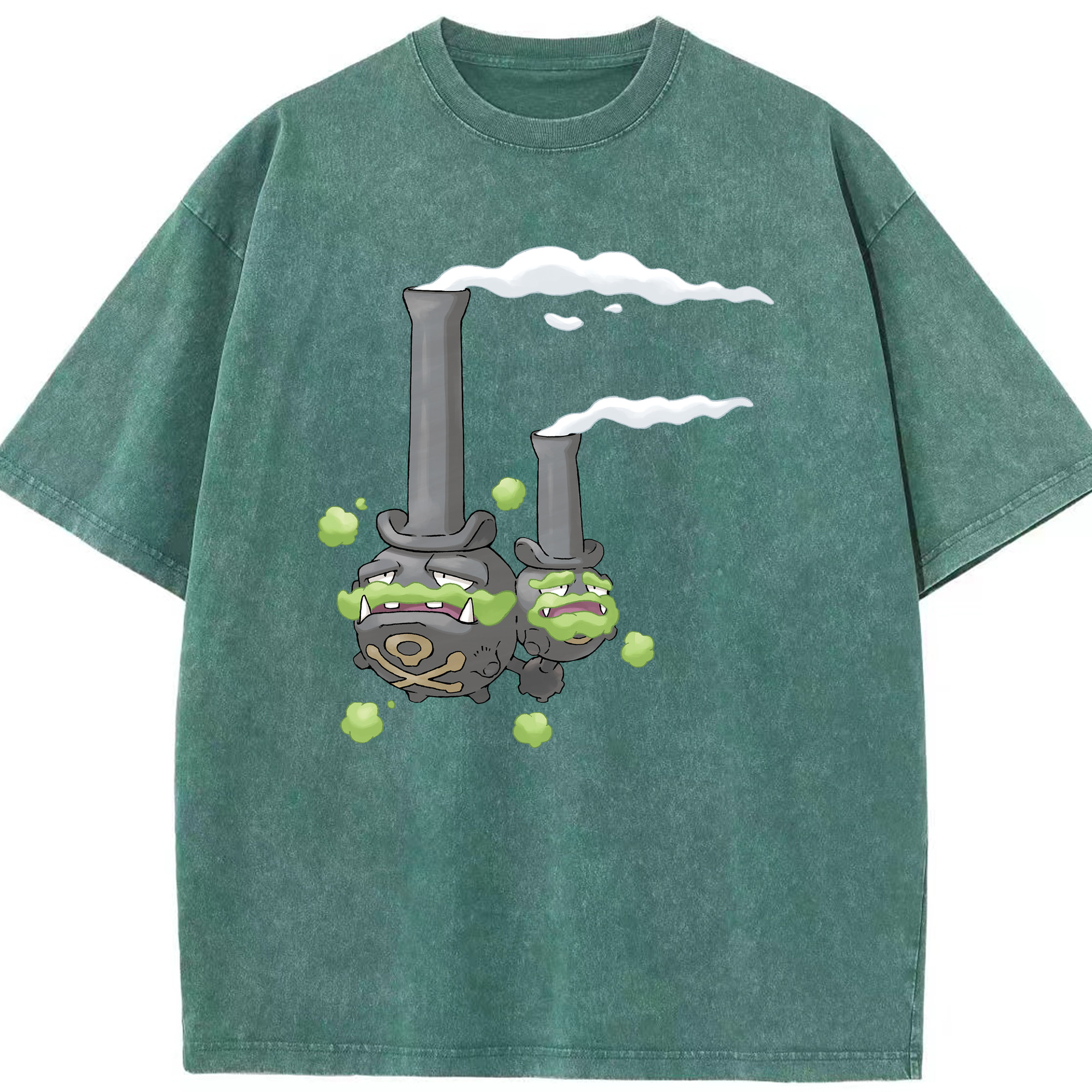 （画像用） ポケットモンスター Pokémon 綿100% ヴィンテージ風 半袖Tシャツ（フロントプリント）